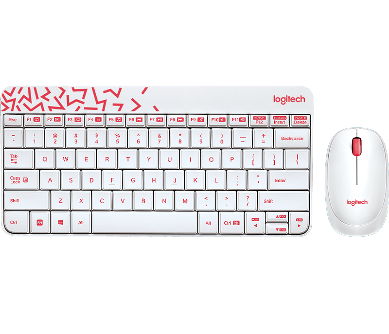 LOGITECH  MK240 NANO WIRELESS COMBO WHITE