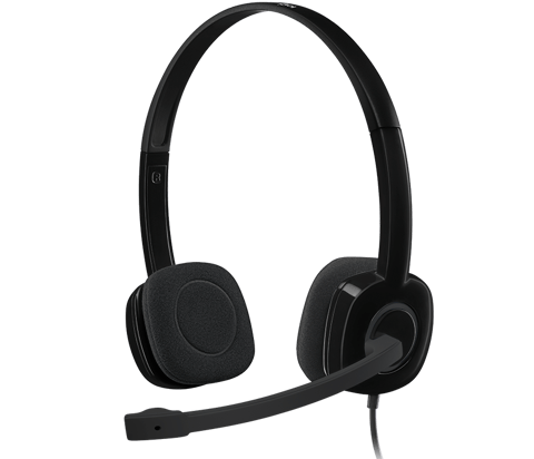 LOGITECH Stereo Headset H151 - Black - APAMR - singlepin